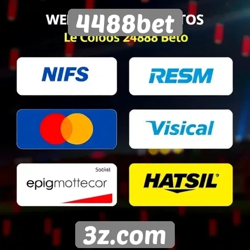Métodos de pagamento aceitos na 4488bet