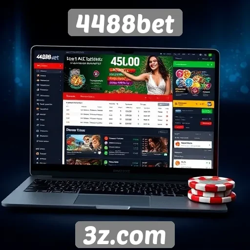 Análise da interface do usuário do site 4488bet